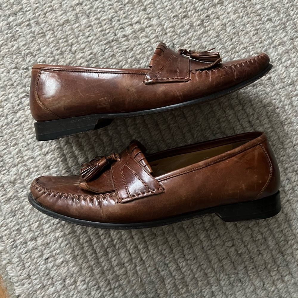 Men’s Johnston & Murphy Brown Leather Tassel Loafers